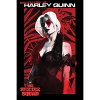Pyramid Suicide Squad Monstruitos De Harley Quinn Unisexe Poster Noir/Rouge/Blanc Papier