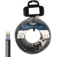 EDM Câble Plat Parallèle 2x2,5mm Câble électrique Plat 2x2.5mm -