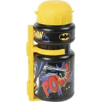 Batman Kinderflasche für Fahrrad CZ10969 Gelb/Schwarz 350 ml Gelb