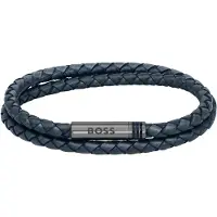 BOSS Bracelet 'Ares' bleu foncé