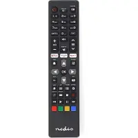 Nedis Télécommande de remplacement - Convient pour : Philips - Préprogrammée - 1 appareil - Bouton Amazon Prime / Netflix / Rakuten TV Button / Smart Hub Button - Infrarouge - Noir