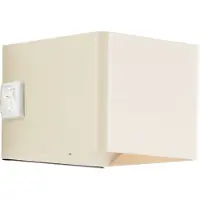 Brilliant beige Applique murale LED portable ISEO pour l'extérieur | 300 lm 3000 K | rechargeable par USB | détecteur de mouvement