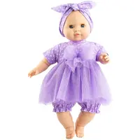 Paola Reina poupée bébé Manus Noemi fille blanche yeux bleus 36cm poupée