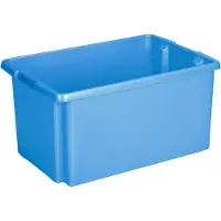 Sunware Bac gerbable et emboîtable Nesta 51 L bleu 59,5 x 39,5 x 28 cm