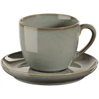 ASA saisons Espressotasse mit Unterer, eucalyptus grün 27110175 /Abverkauf nur solange Vorrat reicht