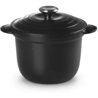 Le Creuset Casserole Le Creuset Cocotte Every Mat Black 18 cm
