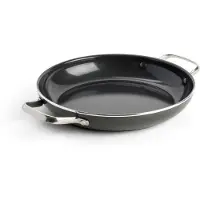 Dagelijkse Kost Kost Sahan met keramische antikleeflaag 24cm, Poêle + casserole, Vert