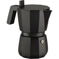 Alessi Dc06/6b Italian Coffee Maker Noir One Size / EU Plug 220V