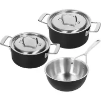 Demeyere Black 5 Set de départ 3-pcs