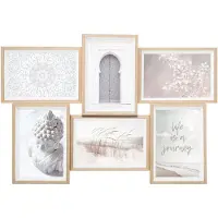 Generique Set 6 Cadres Photo Collection 'mille-mille' Couleurs Assorties 45x31x3cm