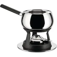 Alessi Mami, Set à fondue, Argent