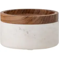 Creative Collection Fenella Pot Avec Couvercle | Blanc | Marbre | 82068087