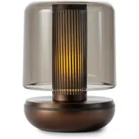 HUMBLE Lampe de table rechargeable Firefly or fumé