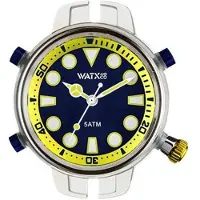 Watx Montre - - M SCUBAX RWA5043 - Quartz - Analogique - Bleu et Jaune
