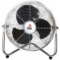 FM Calefacción Ventilateur pour sol Grupo FM F30 Ø 30 cm 55W Noir