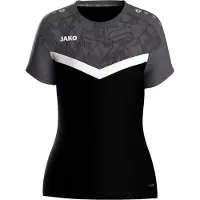 Jako T-Shirt Iconic Femme - Noir / Anthracite
