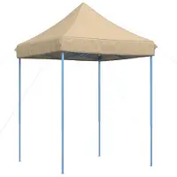vidaXL Tente de réception pliable Pop-Up Beige 200x200x306 cm