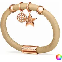 Folli Follie Damenarmreif 1B13T046R 16 cm, (16 cm, Cuir)