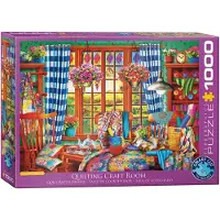 Eurographics Puzzle Atelier de couture Patchwork 1000 pièces
