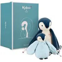 Kaloo Blue Penguin Hugging Plush Toys Toy Bleu Enfants