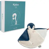 Kaloo Doudou pingouin bleu beige Beige, taille unique
