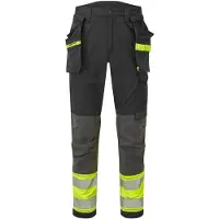 Portwest Pantalon stretch haute visibilité EV4 Classe 1 avec poches holster amovibles Orange régulier 34