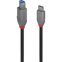 Lindy 36665 câble USB USB 3.2 Gen 1 (3.1 Gen 1) 0,5 m USB C USB B Noir
