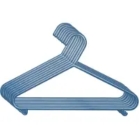 Bieco Cintre 8 Pièces Set, Platique Bleu