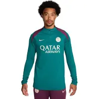 Nike Haut d'entraînement de football Nike Dri-FIT Paris Saint-Germain Strike pour homme - Vert | Taille XXL
