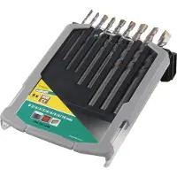 Wolfcraft 9 Mèches à béton spéciales HM, en boîte Ø 3,0-10,0 mm