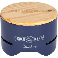 Feuerhand Table Top grill Tamber, barbecue de table, cobalt bleu