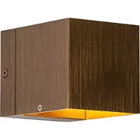 QAZQA Applique murale intelligente bronze foncé 8 cm avec Wifi G9 - Transfer