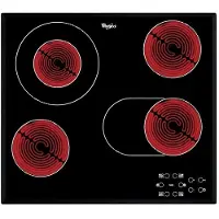 Whirlpool AKT 8190/BA Table de cuisson vitrocéramique encastrable 4 zones 60cm 6300W