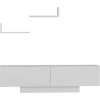 Skye Decor , Ekol - White, Meubles TV, blanc, 150 x 40 x 31,5 cm