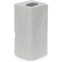 AmeliaHome Vase en céramique décoratif Vase de Table Décoration Devon Gris