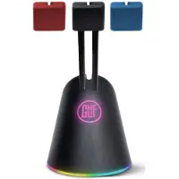 GLHF - Sandow pour Souris Citadel RGB avec 3 clips colorés, Dispositif de gestion du câble de la souris, Sandow pour Souris PC Gam