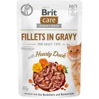 Brit Care Fillets in gravy duck - Filet de canard en sauce - 24 x 85 g