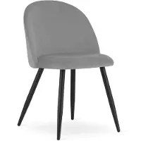 Leobert Chaise Valora BELLO x1 | Chaise gris clair pour salle à manger ou bureau