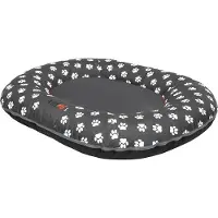 TexCorp Lit Pour Chien - Hobbydog - Pprszl3 - Gris Avec Pattes - 65 X 90 Cm - Lavable En Machine