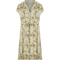Deeluxe Robe Longue Nahema Tilleul Motif À Fleurs Femme Deeluxe 74