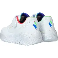 SKECHERS Baskets 'Uno Lite Rainbow Specks' blanc