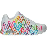 SKECHERS Baskets basses 'Jgoldcrown: Uno - Highlight Love' blanc