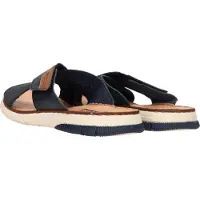 Rieker Mule bleu marine / marron / blanc