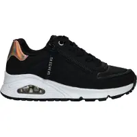 SKECHERS Uno Sneakers Laag - Zwart - Maat 33