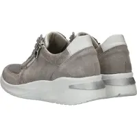 Waldlaufer Chaussures de randonnée pour femmes H-Dilara, lacets, couleur grise, style décontracté
