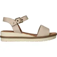 Tamaris Sandalen Plat Sandalen Plat - Gebroken wit - Maat 38