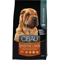 Farmina Cibau Sensitive Lamb MEDIUM/MAXI - Agneau pour chiens de moyennes et grandes races au système digestif sensible - 2,5 kg