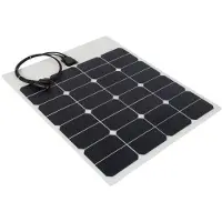 Perel Panneau solaire flexible 12 V 50 W