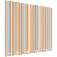 vidaXL : Tissu de remplacement pour stores, couleur orange et bleu, dimensions 430x345 cm, en polyester