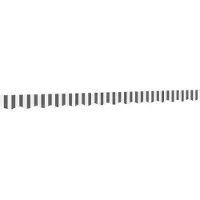 vidaXL Volant de store anthracite et blanc rayé 3,5 m